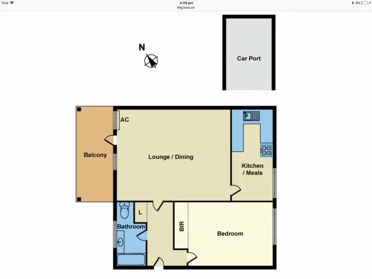 Floorplan of Homely unit listing, Unit 8/7 Cardigan Street, St Kilda East VIC 3183