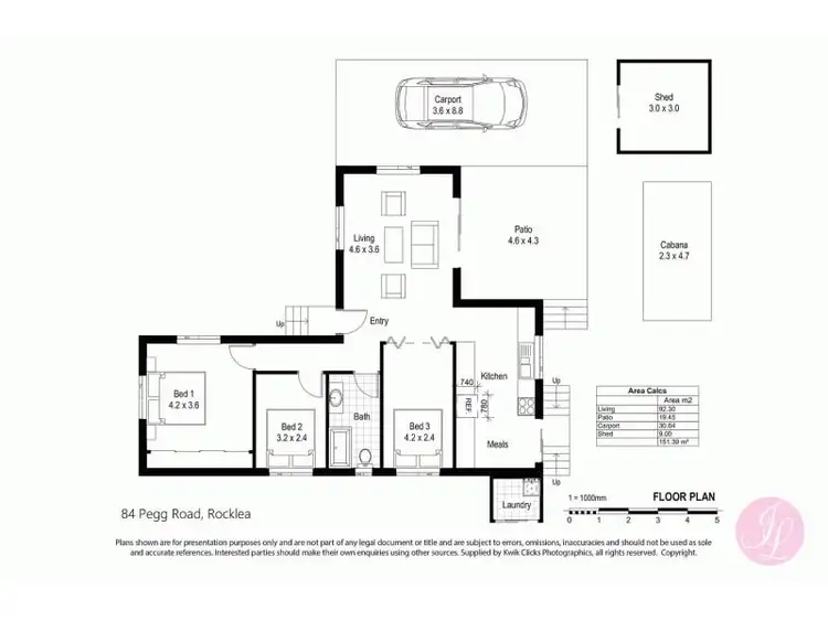 Floorplan of Homely house listing, 84 Pegg Road, Rocklea QLD 4106