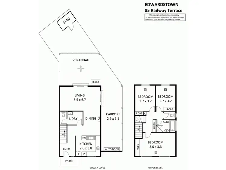 Floorplan of Homely house listing, 85 Railway Terrace, Edwardstown SA 5039