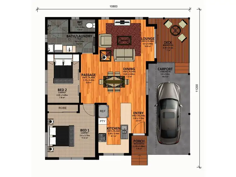 Floorplan of Homely house listing, 2 Reserve Road, Upper Coomera QLD 4209