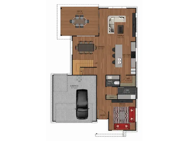 Floorplan of Homely house listing, 36 Lukin Terrace, Caloundra West QLD 4551