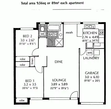Floorplan of Homely unit listing, 135/138 Hansford Road, Coombabah QLD 4216