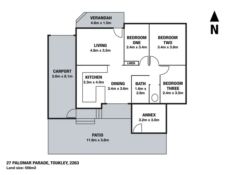 Floorplan of Homely house listing, 27 Palomar Parade, Toukley NSW 2263