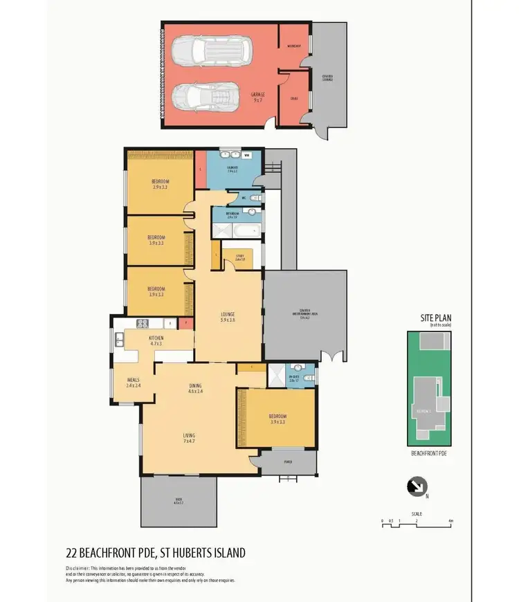 Floorplan of Homely house listing, 22 Beachfront Parade, St Huberts Island NSW 2257