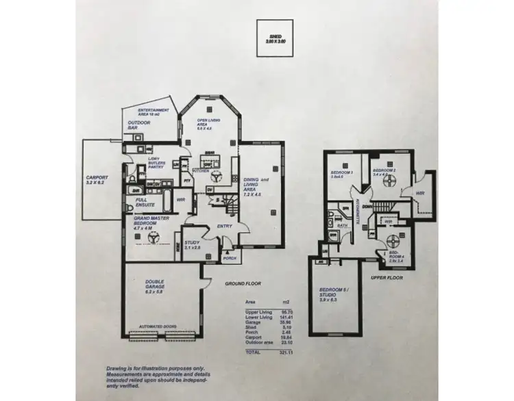 Floorplan of Homely house listing, 40 Sturt Approach, Flagstaff Hill SA 5159