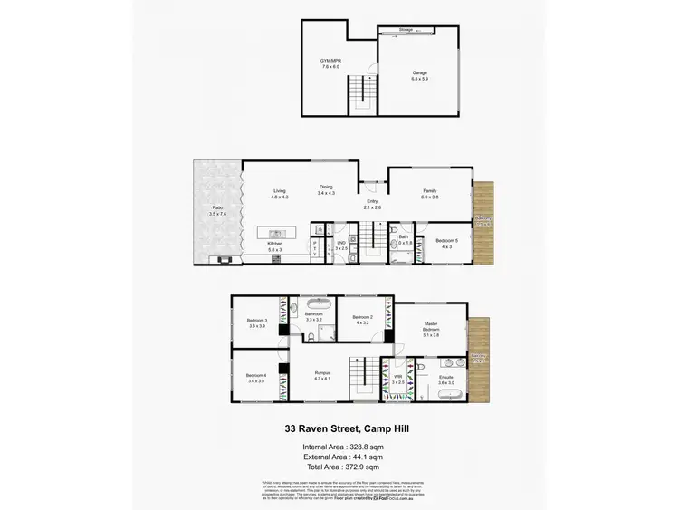Floorplan of Homely house listing, 33 Raven Street, Camp Hill QLD 4152