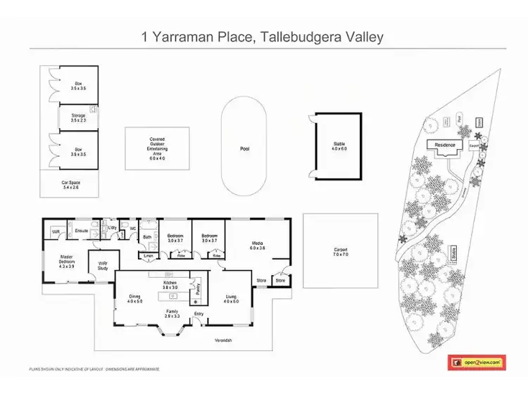 Floorplan of Homely rural property listing, 1 Yarraman Place, Tallebudgera Valley QLD 4228