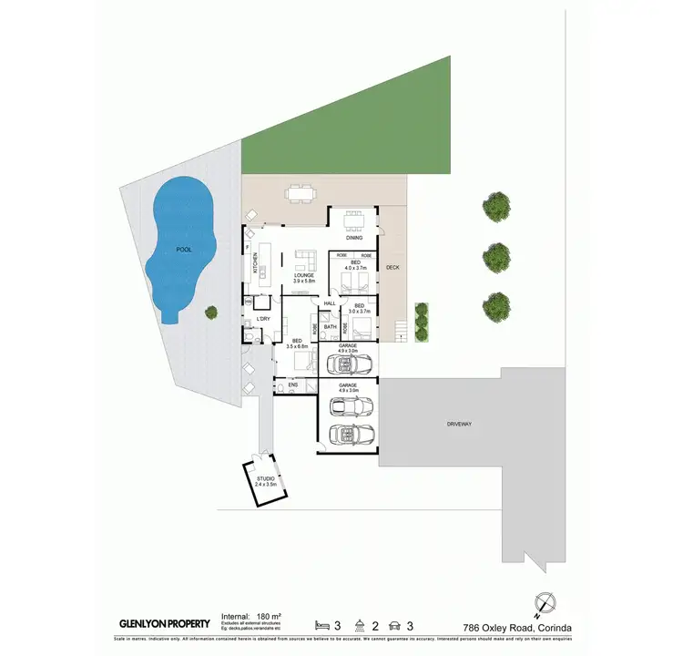 Floorplan of Homely house listing, 786 Oxley Road, Corinda QLD 4075