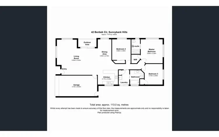 Floorplan of Homely house listing, 42 Benbek Circuit, Sunnybank Hills QLD 4109
