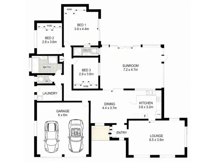 Floorplan of Homely house listing, 33 SMITHS LANE, Wollongbar NSW 2477