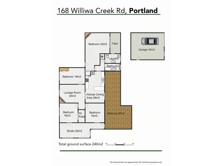 Floorplan of Homely rural property listing, 168 Williwa Creek Road, Portland NSW 2847