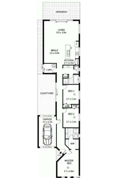 Floorplan of Homely house listing, 3 Pibroch avenue, Windsor Gardens SA 5087