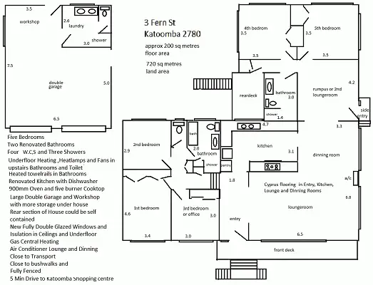 Floorplan of Homely house listing, 3 Fern Street, Katoomba NSW 2780