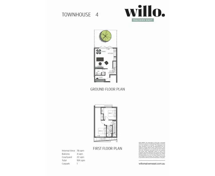 Floorplan of Homely townhouse listing, 4/10 Carrum Street, Malvern East VIC 3145