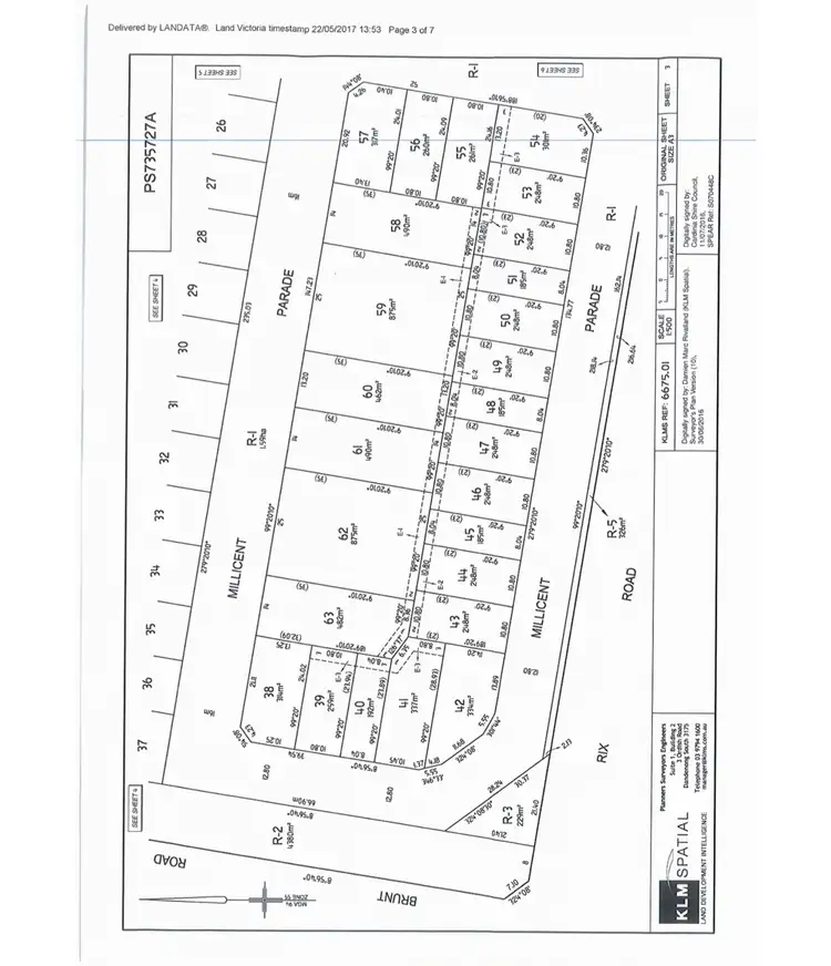 Floorplan of Homely land listing, 35 Millicent Parade, Officer VIC 3809