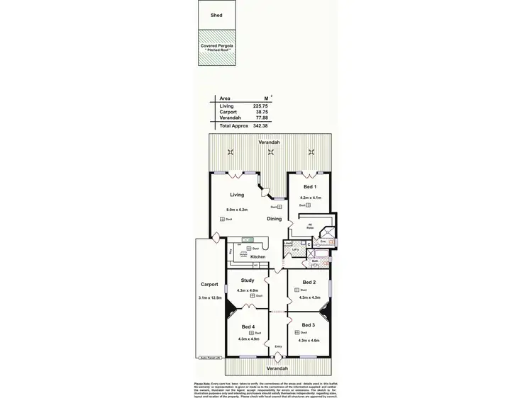 Floorplan of Homely house listing, 36 Labrina Avenue, Prospect SA 5082