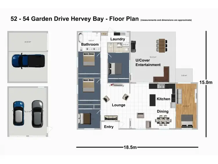 Floorplan of Homely house listing, 52-54 Garden Drive, Urangan QLD 4655