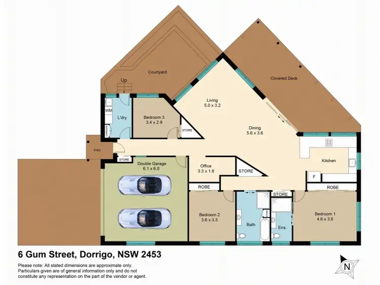 Floorplan of Homely house listing, 6 GUM STREET, Dorrigo NSW 2453