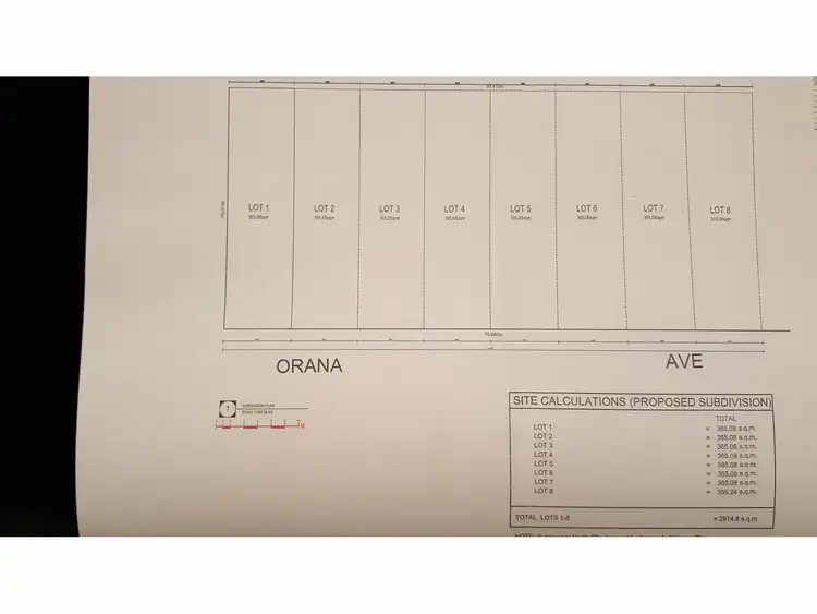 Floorplan of Homely land listing, 61-69 Orana Avenue, Seven Hills NSW 2147