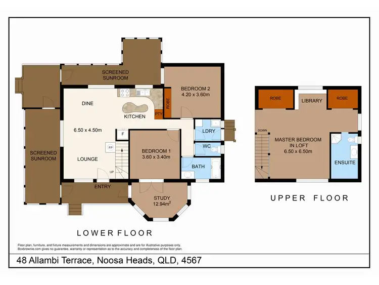 Floorplan of Homely house listing, 48 Allambi Terrace, Noosa Heads QLD 4567