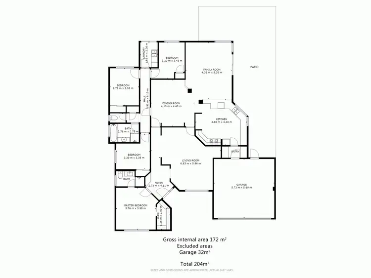 Floorplan of Homely house listing, 33 Parkland Trail, Canning Vale WA 6155