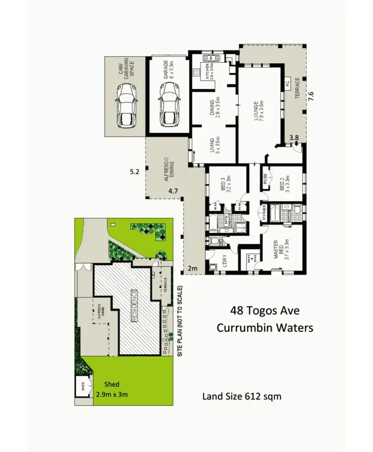 Floorplan of Homely house listing, 48 Togos Avenue, Currumbin Waters QLD 4223