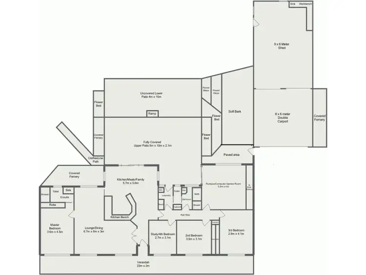Floorplan of Homely house listing, 11 Christovic Place, Ascot VIC 3551