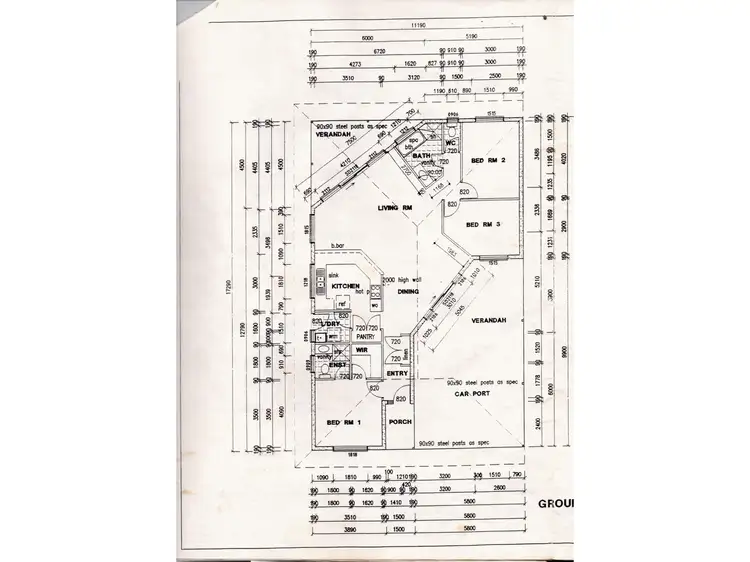 Floorplan of Homely house listing, 7 Hayward Place, Durack NT 830