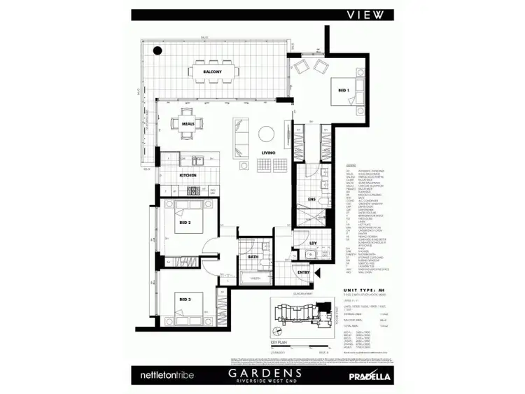 Floorplan of Homely apartment listing, 10709/30 Duncan Street, West End QLD 4101