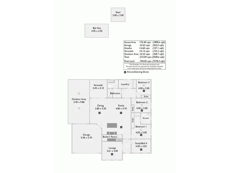 Floorplan of Homely house listing, 5 Harcourt Terrace, Salisbury North SA 5108