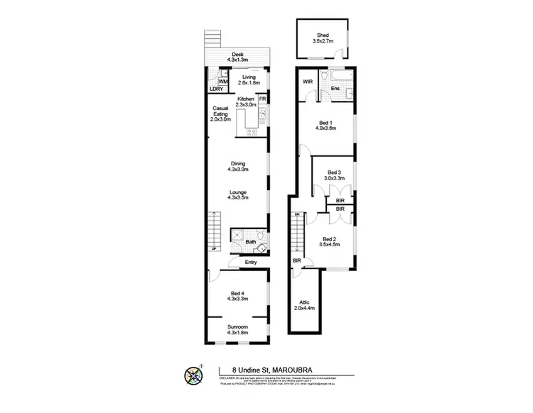 Floorplan of Homely house listing, 8 Undine Street, Maroubra NSW 2035