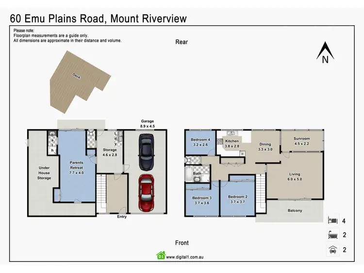 Floorplan of Homely house listing, 60 Emu Plains Road, Mount Riverview NSW 2774