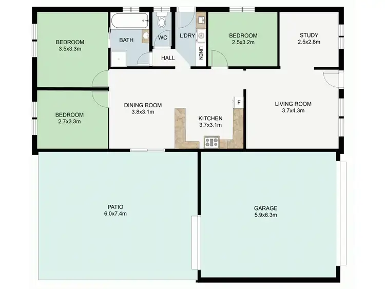 Floorplan of Homely house listing, 15 Loyal Court, Tweed Heads South NSW 2486