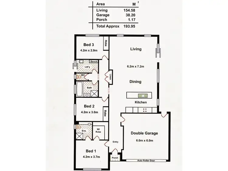 Floorplan of Homely house listing, 8 Alexios Court, Munno Para West SA 5115
