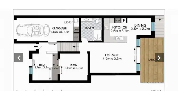 Floorplan of Homely townhouse listing, 16/1a Pioneer Parade, Banora Point NSW 2486
