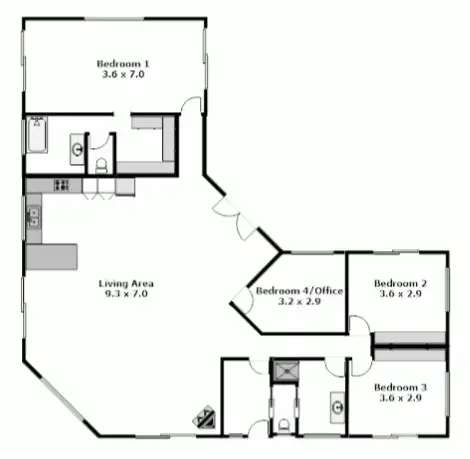 Floorplan of Homely house listing, 969 Brooms Head Road, Taloumbi NSW 2463