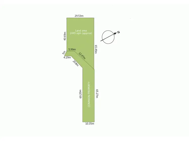 Floorplan of Homely land listing, 3 /3478 Frankston-Flinders Road, Merricks VIC 3916