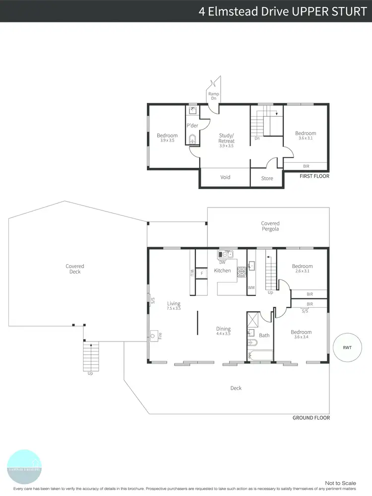 Floorplan of Homely house listing, 4 Elmstead Drive, Upper Sturt SA 5156
