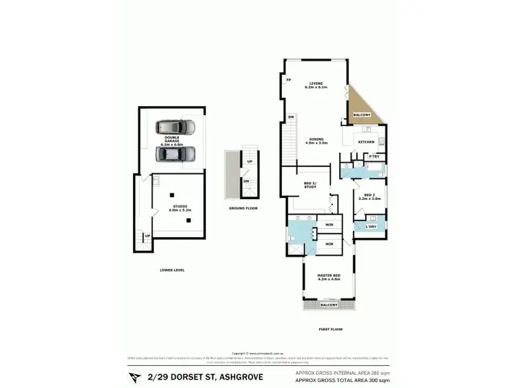 Floorplan of Homely apartment listing, 2/29 Dorset Street, Ashgrove QLD 4060