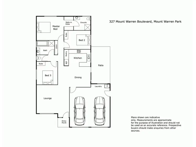 Floorplan of Homely house listing, 327 Mount Warren Boulevard, Mount Warren Park QLD 4207