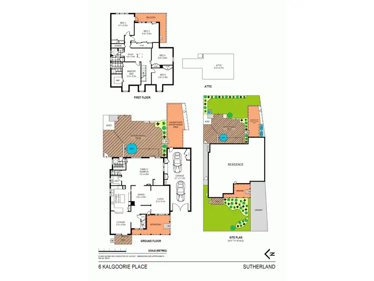 Floorplan of Homely house listing, 6 Kalgoorlie Place, Sutherland NSW 2232