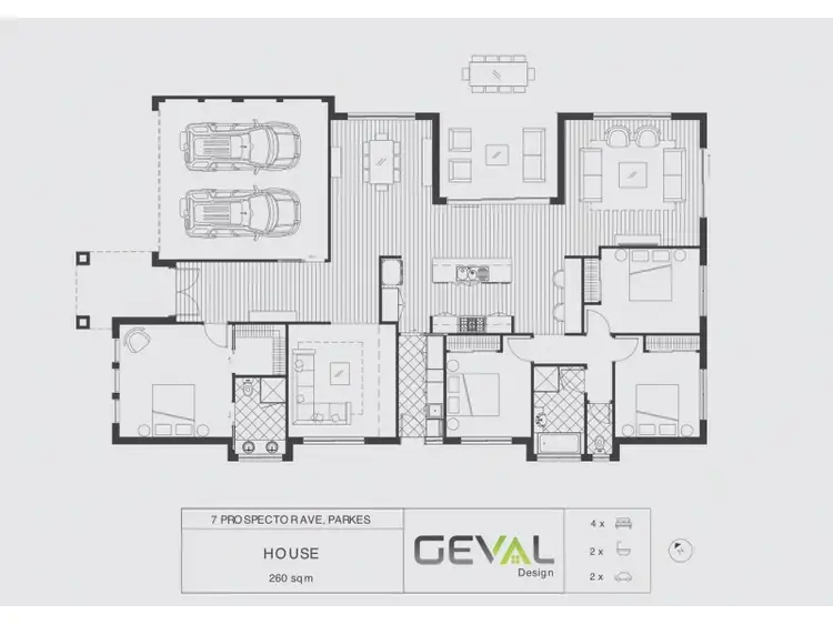 Floorplan of Homely house listing, 7 Prospector Avenue, Parkes NSW 2870