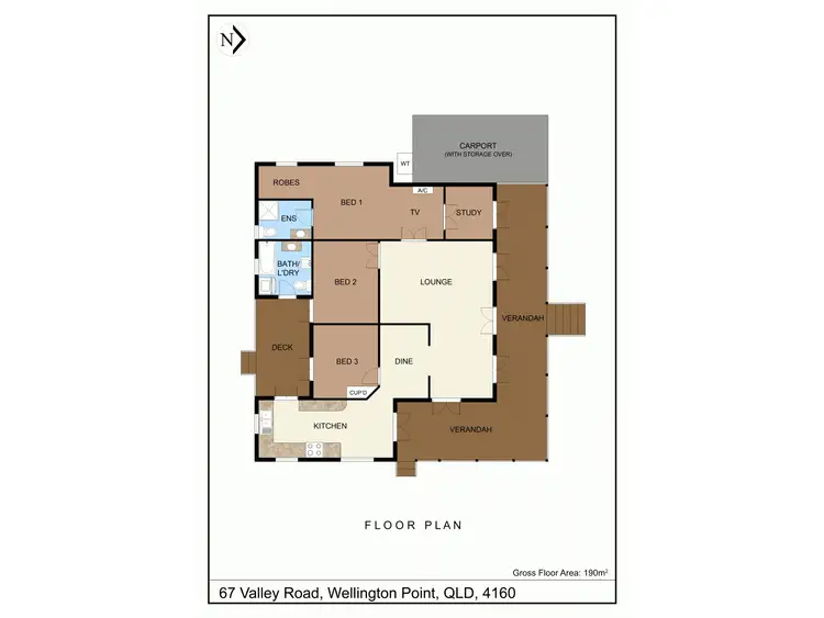 Floorplan of Homely house listing, 67 Valley Road, Wellington Point QLD 4160