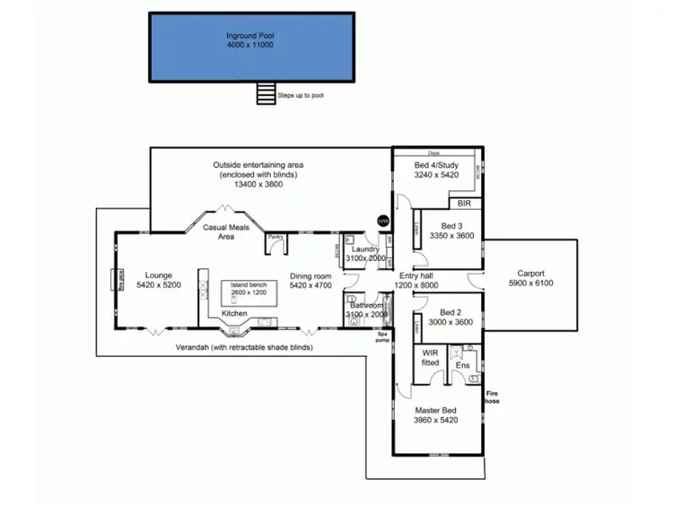 Floorplan of Homely rural property listing, 72 Bugle Range Road, Macclesfield SA 5153