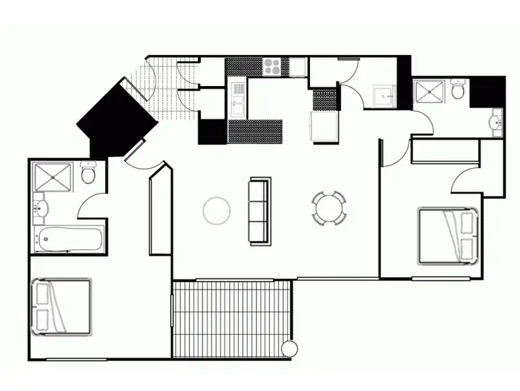 Floorplan of Homely unit listing, 180/1 Katherine Street, Chatswood NSW 2067