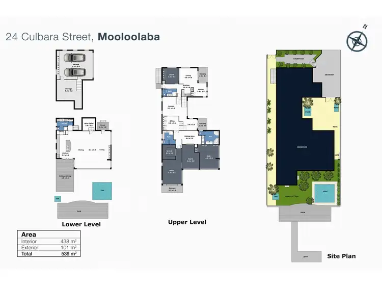 Floorplan of Homely house listing, 24 Culbara Street, Mooloolaba QLD 4557