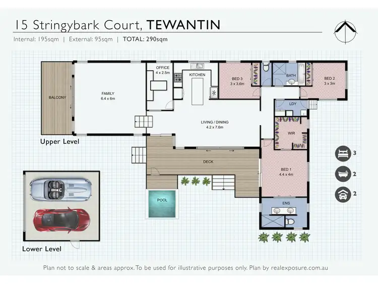 Floorplan of Homely house listing, 15 Stringybark Court, Tewantin QLD 4565