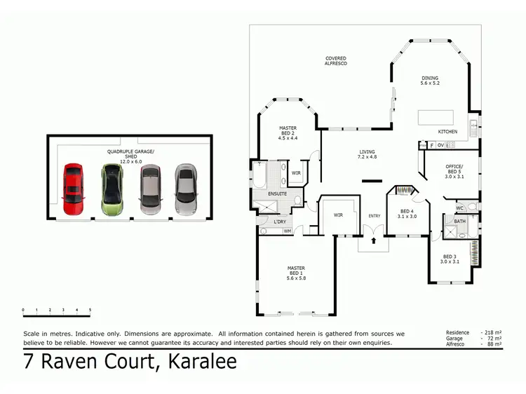 Floorplan of Homely rural property listing, 7 Raven Court, Karalee QLD 4306