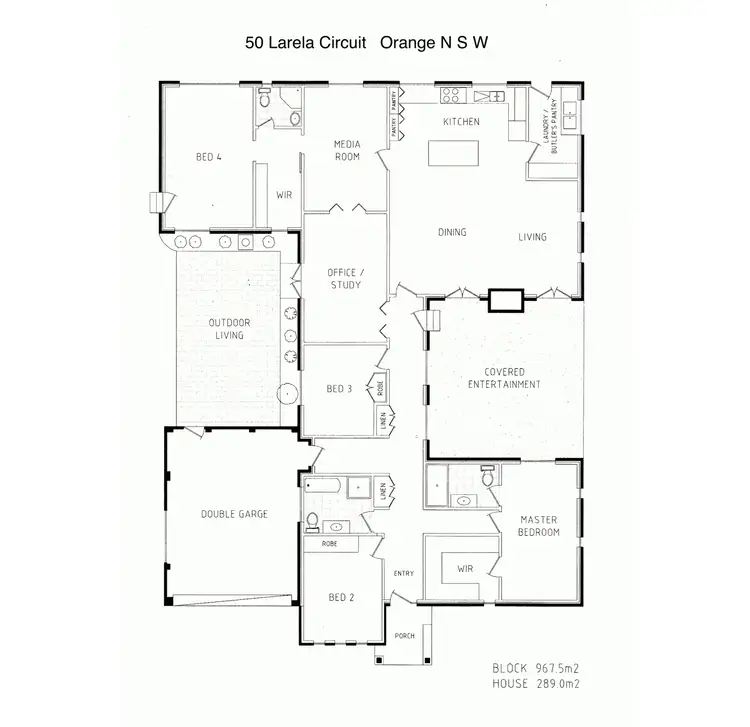 Floorplan of Homely house listing, 50 Larela Circuit, Orange NSW 2800