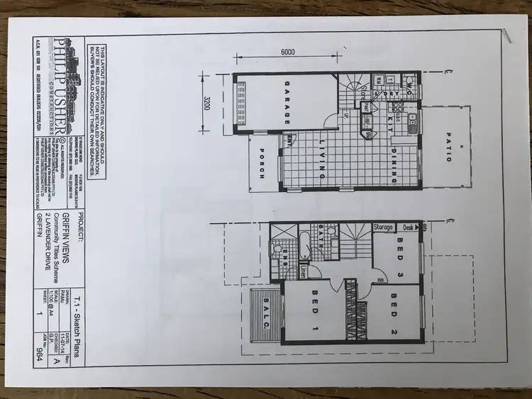 Floorplan of Homely townhouse listing, 18/2 Lavender Drive, Griffin QLD 4503